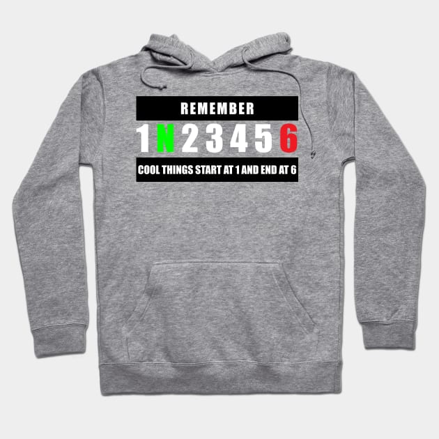 Cool Things Start At 1 And End At 6 Hoodie by StoneOfFlames